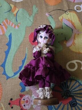 Bradley Doll in Deep Berry Dress